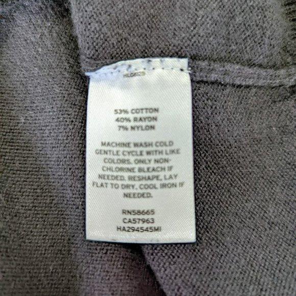 Halogen Bien Black Crewneck Long Sleeve Lightweight Sweater - Picture 8 of 10